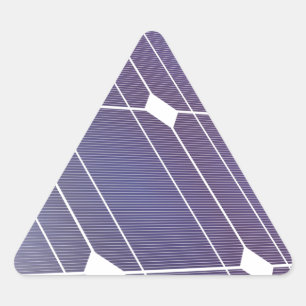 Sticker Triangulaire Panneau solaire