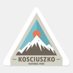 Sticker Triangulaire Parc national de Kosciuszko