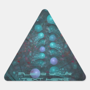 Sticker Triangulaire Peau Alien 001