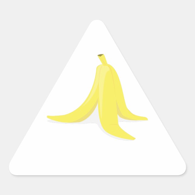Sticker Triangulaire Peel de banane (Devant)