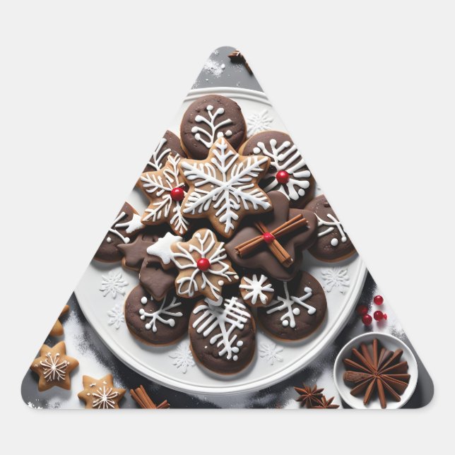 Sticker Triangulaire Pegatina navidad 1 - 001 (Devant)