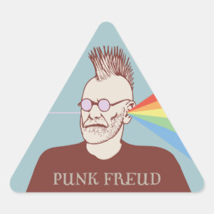Sticker Triangulaire Punk Freud