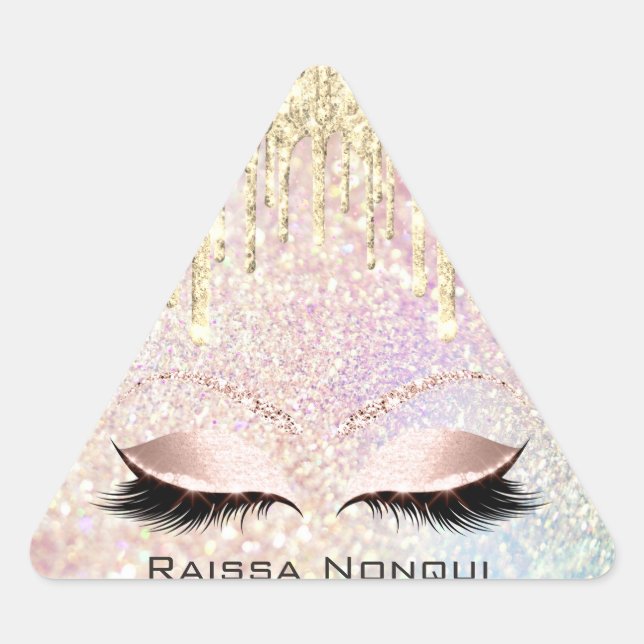 Sticker Triangulaire Raissa Crown 16e 15e Holographie nuptiale3 (Devant)