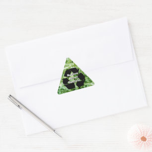 Sticker Triangulaire Réduire, réutiliser, recycler