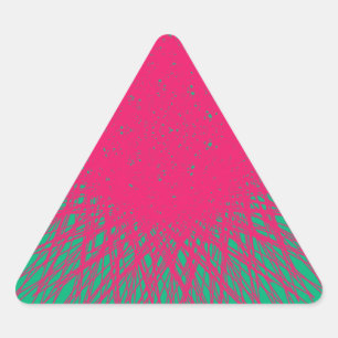 Sticker Triangulaire rose abstrait