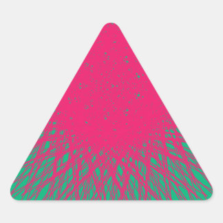 Sticker Triangulaire rose abstrait