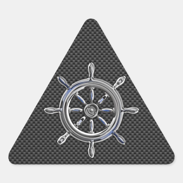 Sticker Triangulaire Roue en fibre de carbone (Devant)