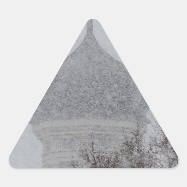 Sticker Triangulaire Russe Blizzard (Devant)