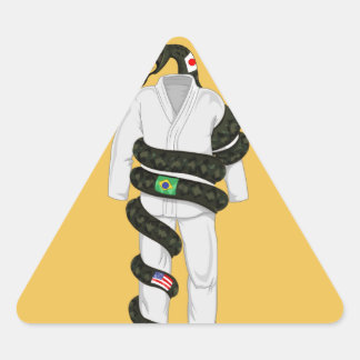 Sticker Triangulaire Serpent Jiu Jitsu Brésilien