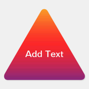 Sticker Triangulaire Spectre des couleurs horizontales -1