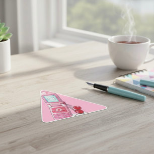 Sticker Triangulaire Téléphone portable