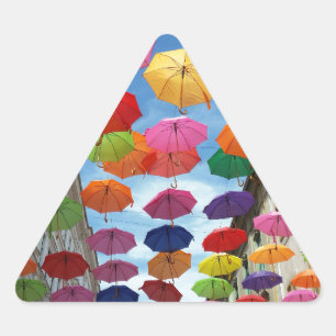 Sticker Triangulaire Toit de parapluies
