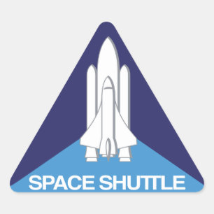 Sticker Triangulaire Triangle de navette spatiale