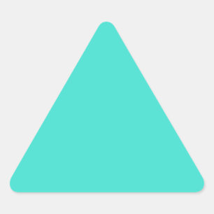 Sticker Triangulaire Turquoise
