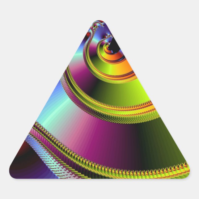 Sticker Triangulaire Un simple coup de sort (Devant)