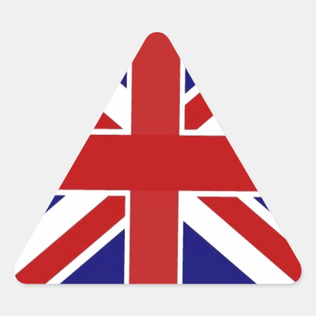 Sticker Triangulaire Union Jack (Devant)