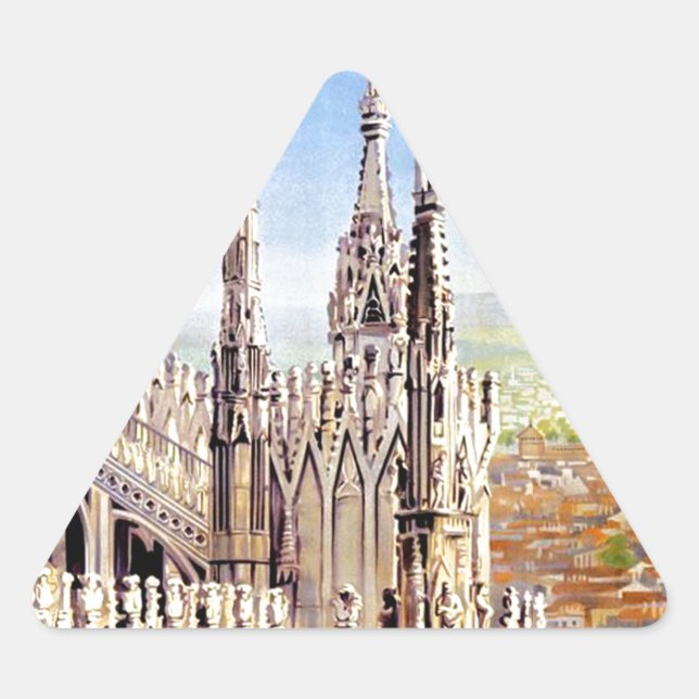 Sticker Triangulaire Vintage (Devant)