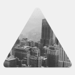 Sticker Triangulaire Vintage New York