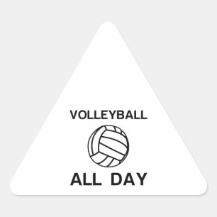 Sticker Triangulaire Volley-ball