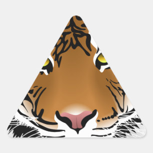 Sticker Triangulaire Yeux de tigre
