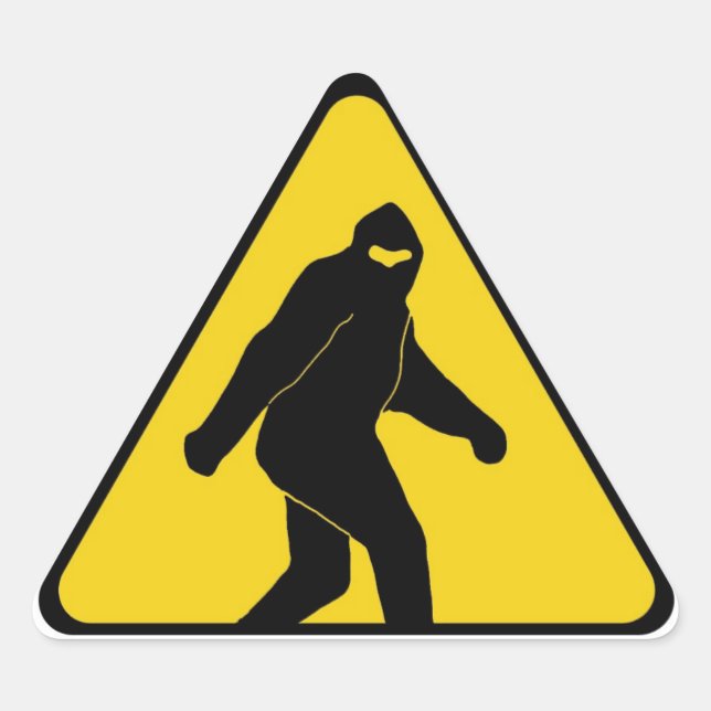 Sticker Triangulaire Zone Bigfoot (Devant)