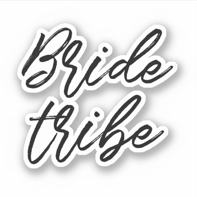 Sticker Tribu de mariée moderne (Devant)