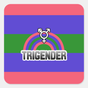 STICKER TRIGENDER RAINBOW
