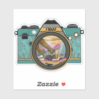Sticker Trippy Camera Float