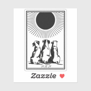 Sticker Trois Chiens "Nuit"