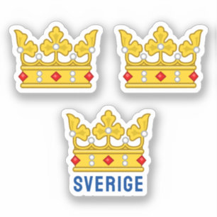 Sticker Trois Couronnes suédoises