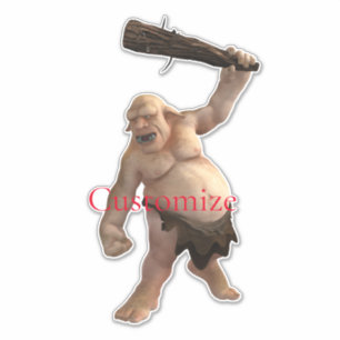 Sticker Troll moche Thunder_Cove