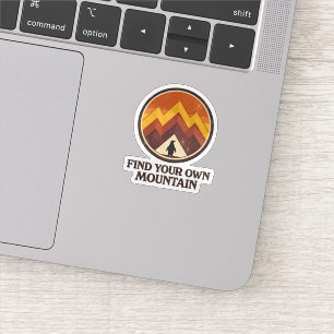 Sticker Trouvez Votre Propre Montagne – Pingouin Inspirati