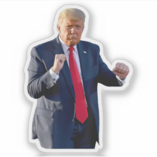 Sticker Trump Dance Dancing, Funny Trump 2024 MAGA