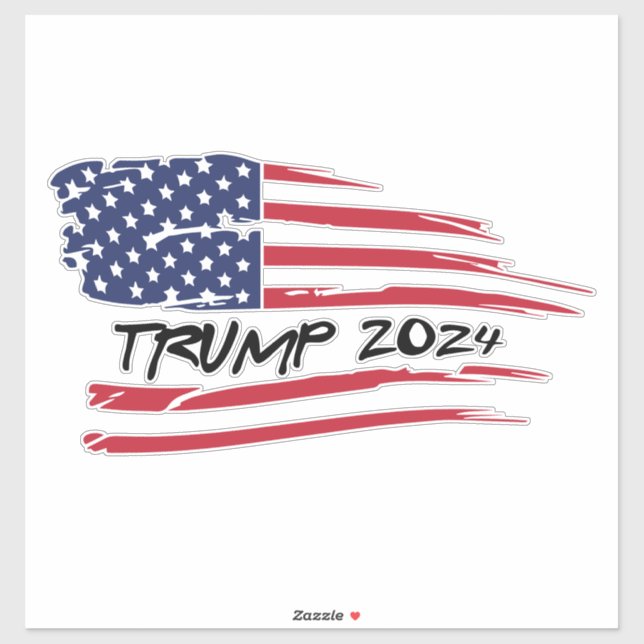 Sticker Trump Décal 2024 (Feuille)
