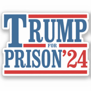 Sticker Trump pour la prison 24