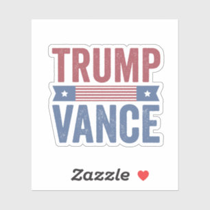 Sticker Trump Vance Républicain Élection Américaine Cadeau
