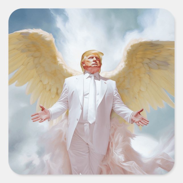Sticker – "Trump with Wings" (Front)