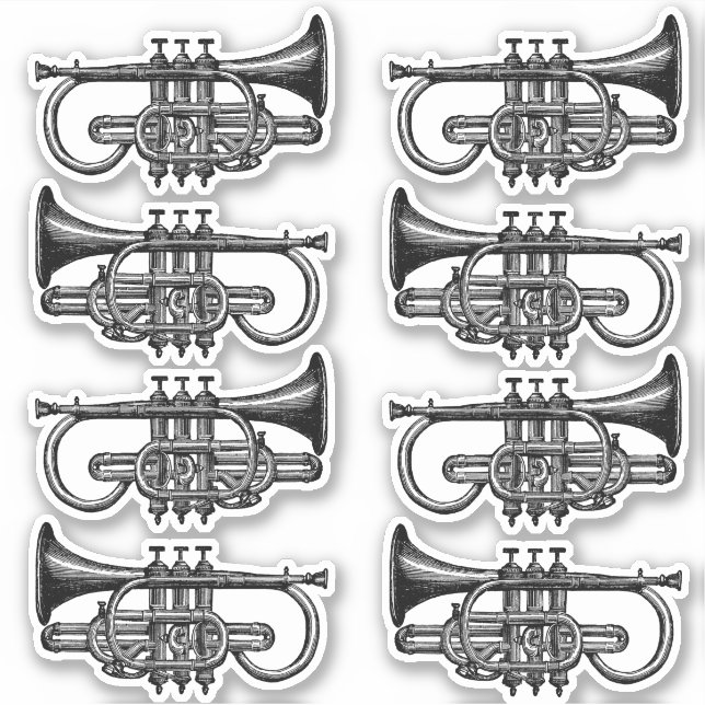 Sticker Trumpets (Devant)
