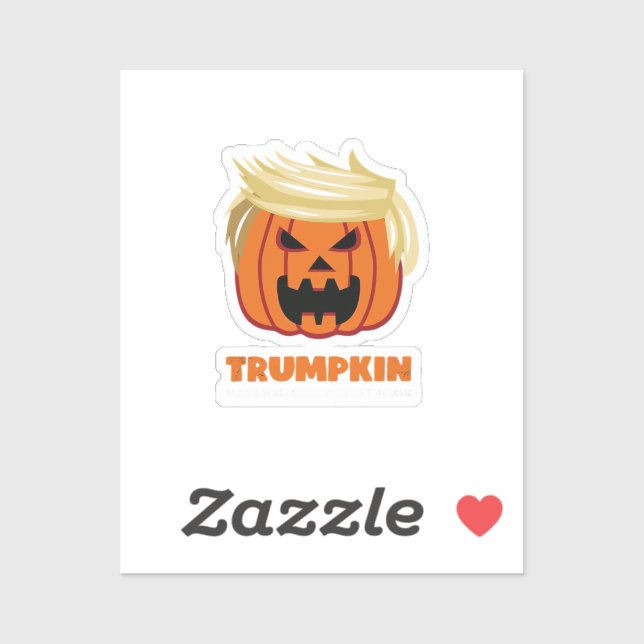 Sticker Trumpkin Classic Design (Feuille)