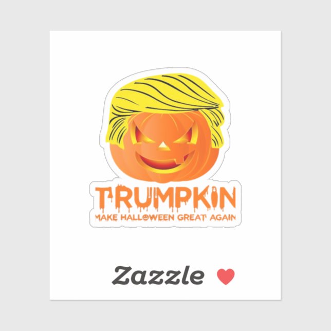 Sticker Trumpkin - Vous Avez Peur ? Classique (Feuille)