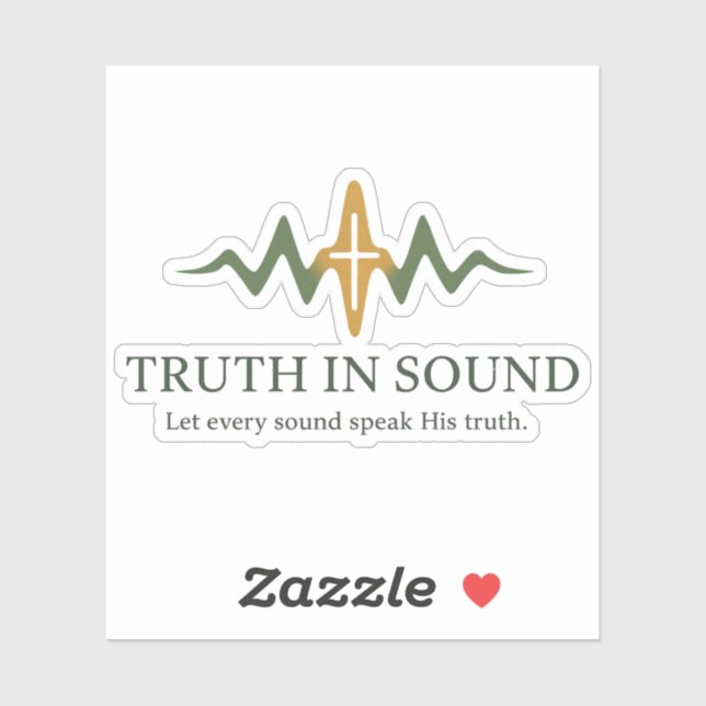 Sticker Truth in Sound Official Merch (Feuille)
