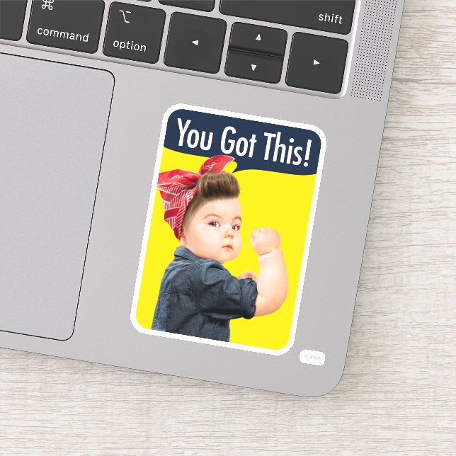 Sticker Tu As Ce Bébé (Détail)