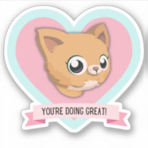 Tu fais du bien ! Encouragement Cat Affirmation