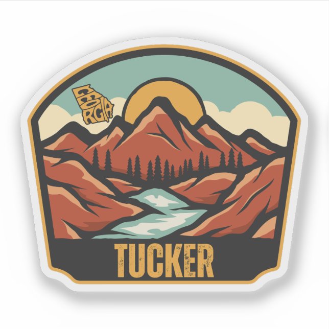 Sticker Tucker, Géorgie (Devant)