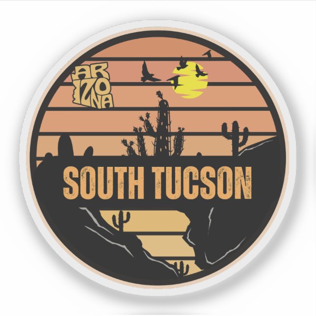 Sticker Tucson Sud, Arizona (Devant)