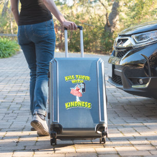 Sticker Tuez-Les Avec Kindness Ballerina Zombie