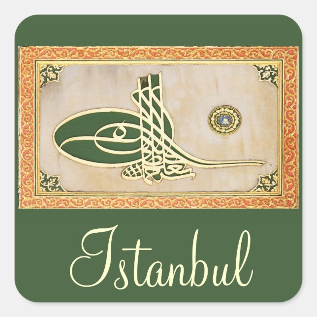Sticker tughra sultan ottoman (Devant)