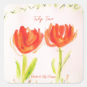 Sticker Tulip par Ariella & Lily Designs