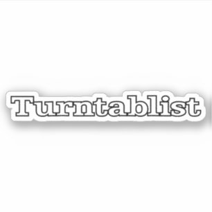 Sticker Turntablist