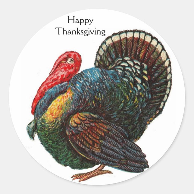 Sticker Turquie Thanksgiving (Devant)